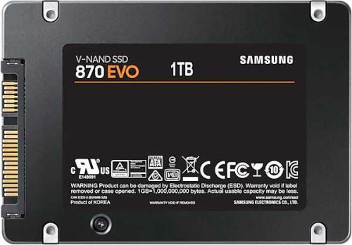 Накопитель SSD Samsung SATA III 1Tb MZ-77E1T0BW 870 EVO 2.5" фото 8