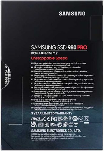 Накопитель SSD Samsung PCI-E 4.0 x4 500Gb MZ-V8P500BW 980 PRO M.2 2280 фото 6