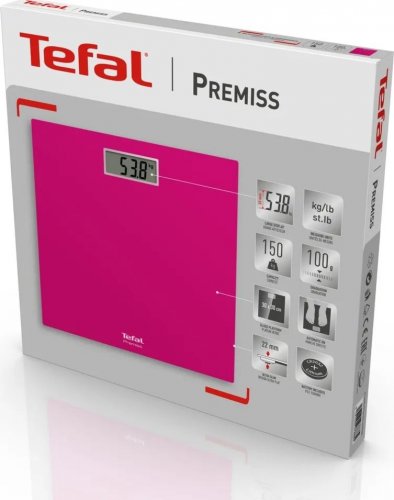 Весы напольные электронные Tefal PP1403V0 макс.150кг розовый фото 6