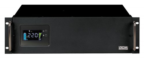 Источник бесперебойного питания Powercom King Pro RM KIN-2200AP LCD 1760Вт 2200ВА черный фото 5