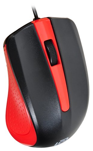 Мышь Оклик 225M черный/красный оптическая (1000dpi) USB (3but) фото 5