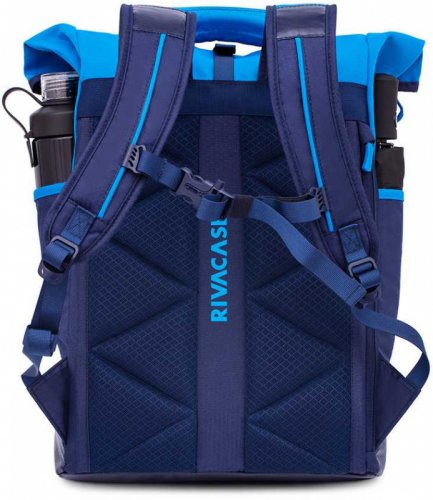 Рюкзак для ноутбука 15.6" Riva 5321 синий полиуретан фото 6