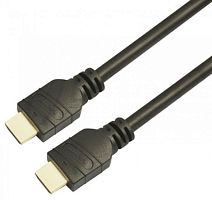 Кабель аудио-видео LAZSO WH-111 HDMI (m)/HDMI (m) 10м. Позолоченные контакты черный (WH-111(10M))