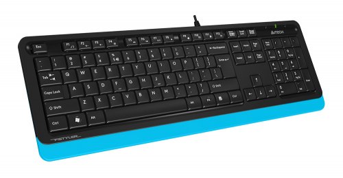 Клавиатура A4Tech Fstyler FK10 черный/синий USB фото 6
