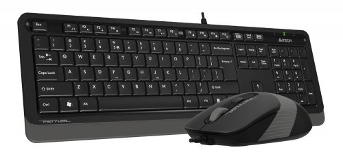 Клавиатура + мышь A4Tech Fstyler F1010 клав:черный/серый мышь:черный/серый USB Multimedia фото 6