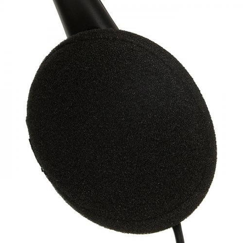 Наушники с микрофоном A4Tech HS-6 черный 2м накладные оголовье фото 3