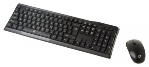 Клавиатура + мышь Оклик 230M клав:черный мышь:черный USB беспроводная фото 3