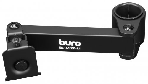 Кронштейн для мониторов ЖК Buro BU-M051-M черный 17"-32" макс.8кг крепление к столешнице поворот и н фото 8