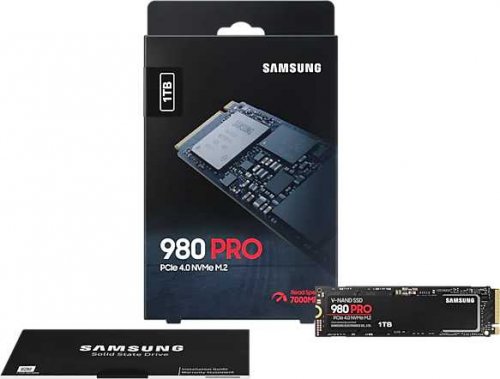 Накопитель SSD Samsung PCI-E 4.0 x4 1Tb MZ-V8P1T0BW 980 PRO M.2 2280 фото 2