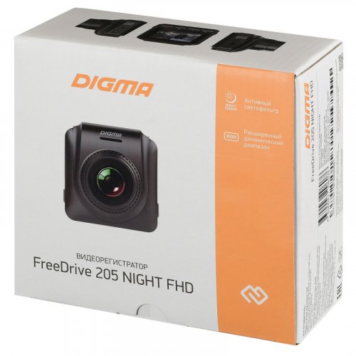 Видеорегистратор Digma FreeDrive 205 Night FHD черный 2Mpix 1080x1920 1080p 170гр. GP5168 фото 4