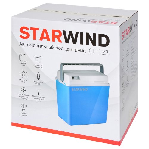 Автохолодильник Starwind CF-123 23л 48Вт синий/серый фото 8
