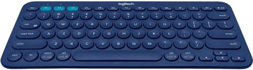 Клавиатура Logitech Multi-Device K380 темно-серый беспроводная BT slim Multimedia для ноутбука фото 2