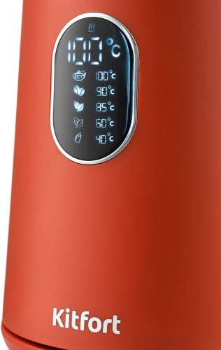 Чайник электрический Kitfort KT-6115-3 1.5л. 1800Вт красный (корпус: пластик) фото 5