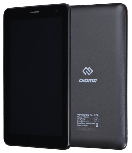 Планшет Digma Optima 7 A101 3G SC7731E (1.3) 4C RAM1Gb ROM8Gb 7" TN 1024x600 3G Android 10.0 Go черн фото 10