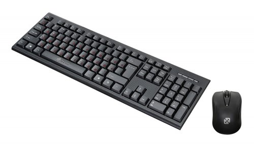 Клавиатура + мышь Оклик 630M клав:черный мышь:черный USB фото 2