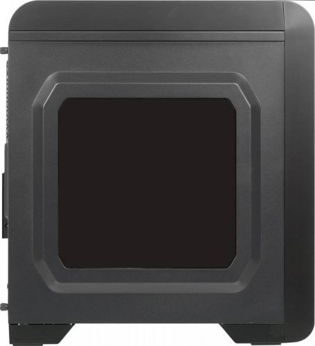 Корпус Aerocool Qs-240 черный без БП mATX 4x120mm 2xUSB2.0 1xUSB3.0 audio bott PSU фото 3