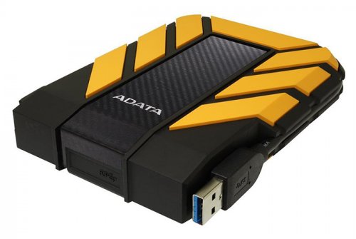 Жесткий диск A-Data USB 3.1 2Tb AHD710P-2TU31-CYL HD710Pro DashDrive Durable 2.5" черный/желтый фото 3
