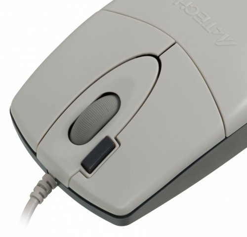 Мышь A4Tech OP-620D белый/синий оптическая (1000dpi) USB1.1 (4but) фото 6