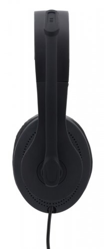 Наушники с микрофоном Hama HS-USB300 черный 2м мониторные оголовье (00139924) фото 5