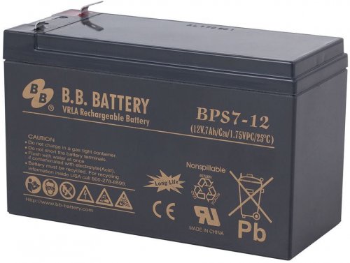 Батарея для ИБП BB BPS 7-12 12В 7Ач фото 3