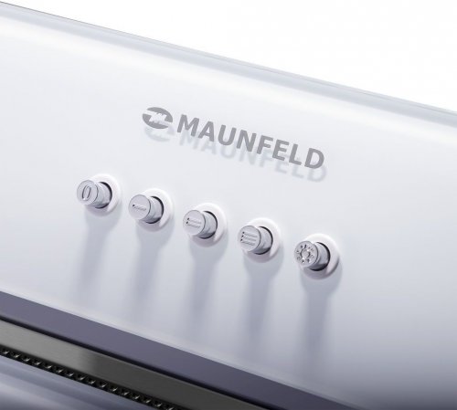 Вытяжка встраиваемая Maunfeld TRAPEZE 601GG белый управление: кнопочное (1 мотор) фото 14