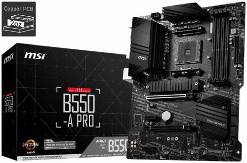 Материнская плата MSI B550-A PRO Soc-AM4 AMD B550 4xDDR4 ATX AC`97 8ch(7.1) GbLAN RAID+HDMI+DP фото 3