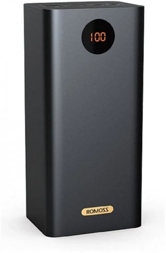 Мобильный аккумулятор Romoss PEA60 60000mAh 3A QC 3xUSB черный фото 2