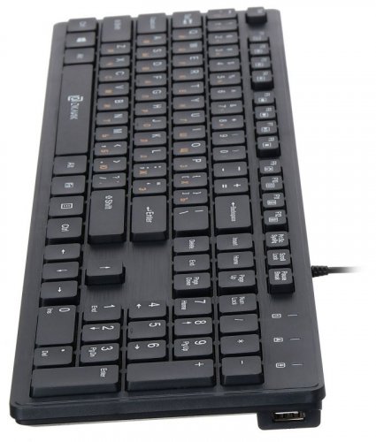 Клавиатура Оклик 520M2U черный/черный USB slim Multimedia фото 11