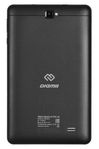 Планшет Digma Optima 8 X701 4G SC9863 (1.6) 8C RAM3Gb ROM32Gb 8" IPS 1280x800 3G 4G Android 10.0 чер фото 8