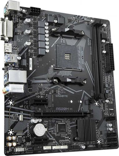 Материнская плата Gigabyte A520M H Soc-AM4 AMD A520 2xDDR4 mATX AC`97 8ch(7.1) GbLAN RAID+DVI+HDMI фото 11