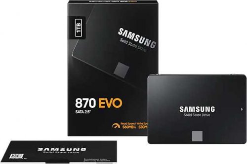 Накопитель SSD Samsung SATA III 1Tb MZ-77E1T0BW 870 EVO 2.5" фото 12