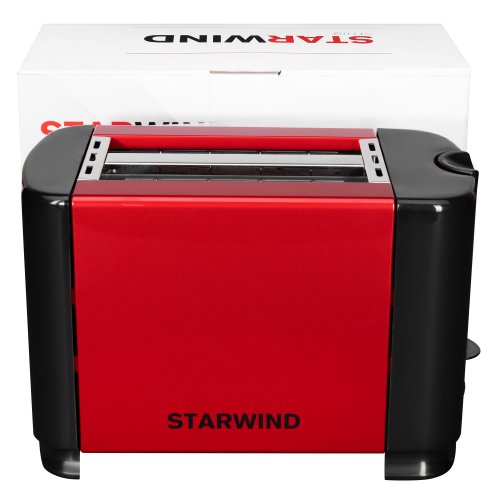Тостер Starwind ST1102 700Вт красный/черный фото 8