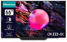 Телевизор QLED Hisense 55A85K черный