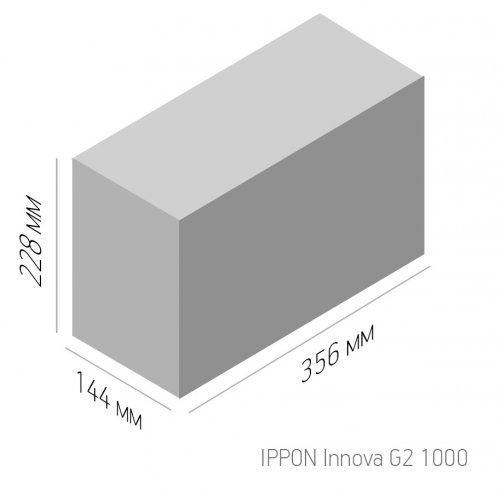 Источник бесперебойного питания Ippon Innova G2 1000 900Вт 1000ВА черный фото 16