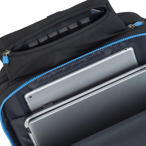 Рюкзак для ноутбука 17.3" Riva 7860 черный полиэстер фото 12