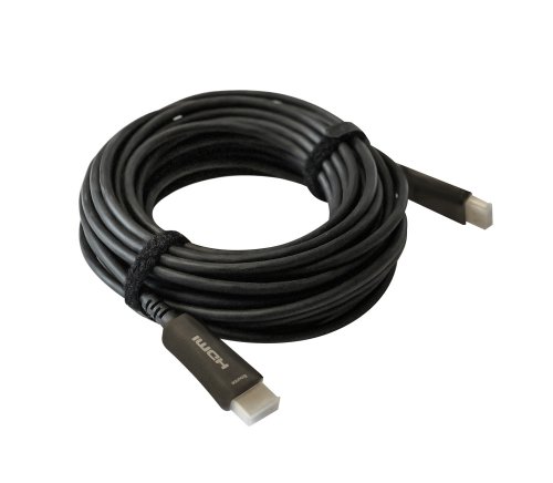 Кабель аудио-видео Digma HDMI 2.0 AOC HDMI (m)/HDMI (m) 30м. Позолоченные контакты черный (BHP AOC 2