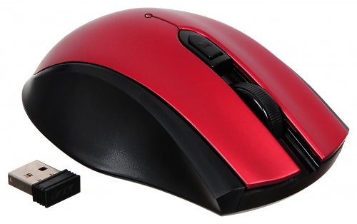 Мышь Acer OMR032 черный/красный оптическая (1600dpi) беспроводная USB (3but) фото 6