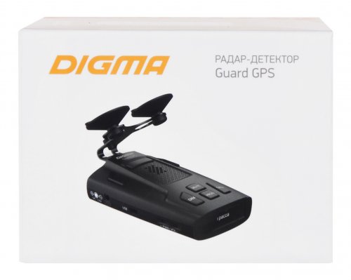 Радар-детектор Digma Guard GPS приемник черный фото 18