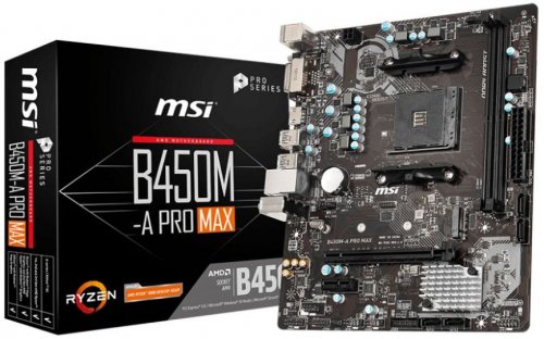 Материнская плата MSI B450M-A PRO MAX Soc-AM4 AMD B450 2xDDR4 mATX AC`97 8ch(7.1) GbLAN RAID+DVI+HDM фото 5