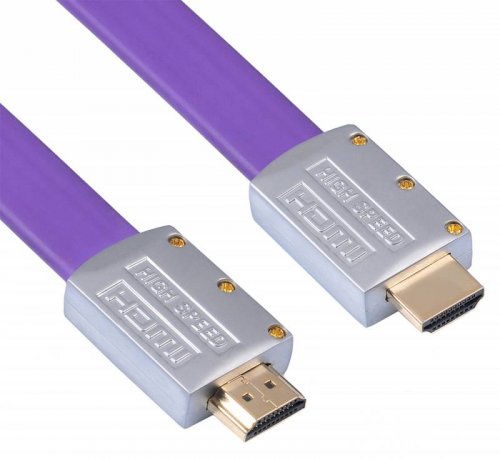 Кабель аудио-видео Buro HDMI 1.4 HDMI (m)/HDMI (m) 5м. черный (HDMI 19M-19M V1.4 FL) фото 4