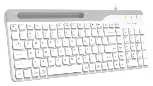 Клавиатура A4Tech Fstyler FK25 белый/серый USB slim фото 4