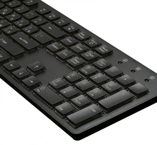 Клавиатура Оклик 510ML черный USB slim Multimedia LED фото 7