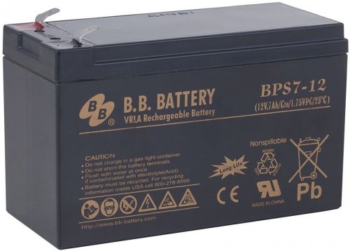 Батарея для ИБП BB BPS 7-12 12В 7Ач фото 4