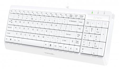 Клавиатура + мышь A4Tech Fstyler F1512 клав:белый мышь:белый USB фото 7