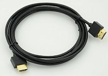 Кабель аудио-видео HDMI (m)/HDMI (m) 2м. Позолоченные контакты черный