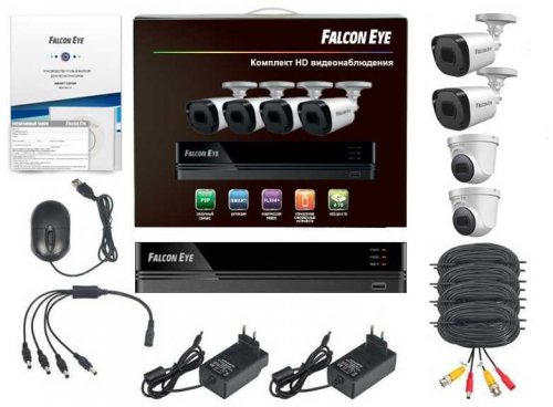 Комплект видеонаблюдения Falcon Eye FE-104MHD Офис Smart фото 2