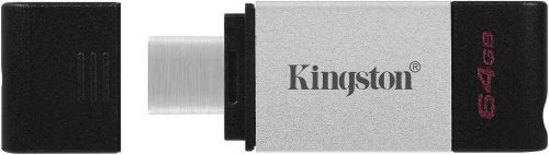 Флеш Диск Kingston 64Gb DataTraveler 80 DT80/64GB USB3.0 черный фото 3