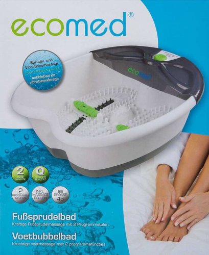 Гидромассажная ванночка для ног Medisana Ecomed FS-52E 65Вт белый/серый фото 2