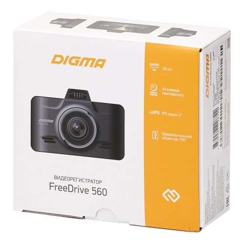 Видеорегистратор Digma FreeDrive 560 черный 3Mpix 1296x2304 1296p 170гр. MS8336 фото 3