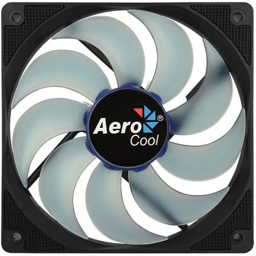 Вентилятор Aerocool Motion 12 plus Blue 120x120mm 3-pin 4-pin(Molex)22dB 160gr LED Ret фото 3